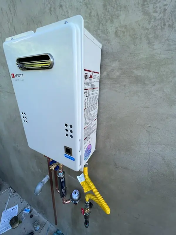 Tankless water heater installation for Buckeye Ford homes